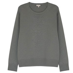 Ella Moss Crewneck Sweater Pullover Knit Top Blouse Green XL NWT bv